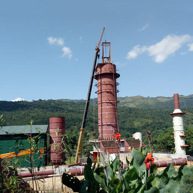 Стехень извести печь