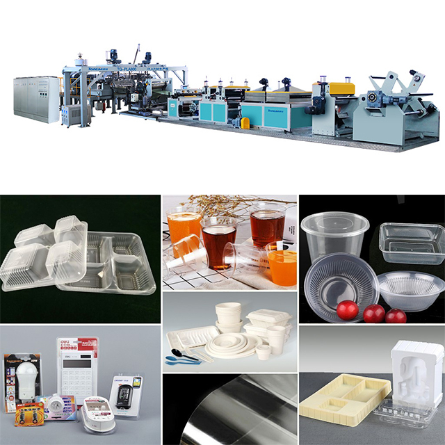 PLA Полностью разлагаемой производственной линии экструзионного листа