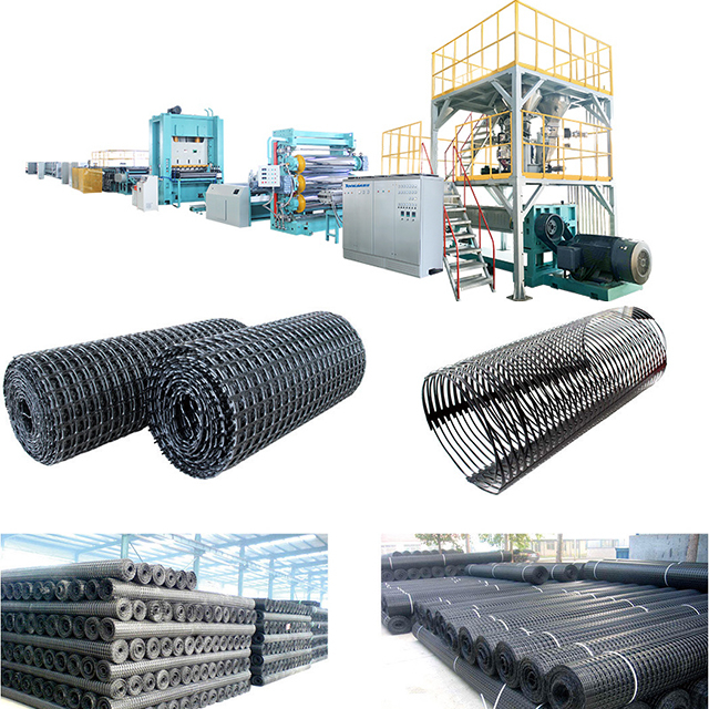 Новая высокоскоростная полностью автоматическая пластиковая линия Geogrid Production