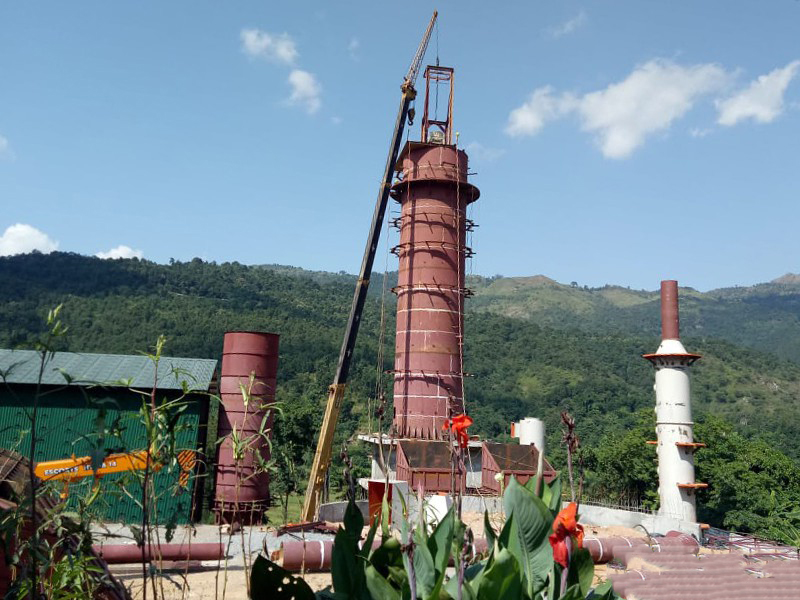 Nepal 100tpd Production Line Project Lime warn Lime